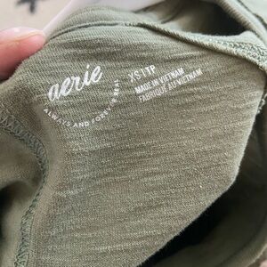 Aerie Sage Green Tee